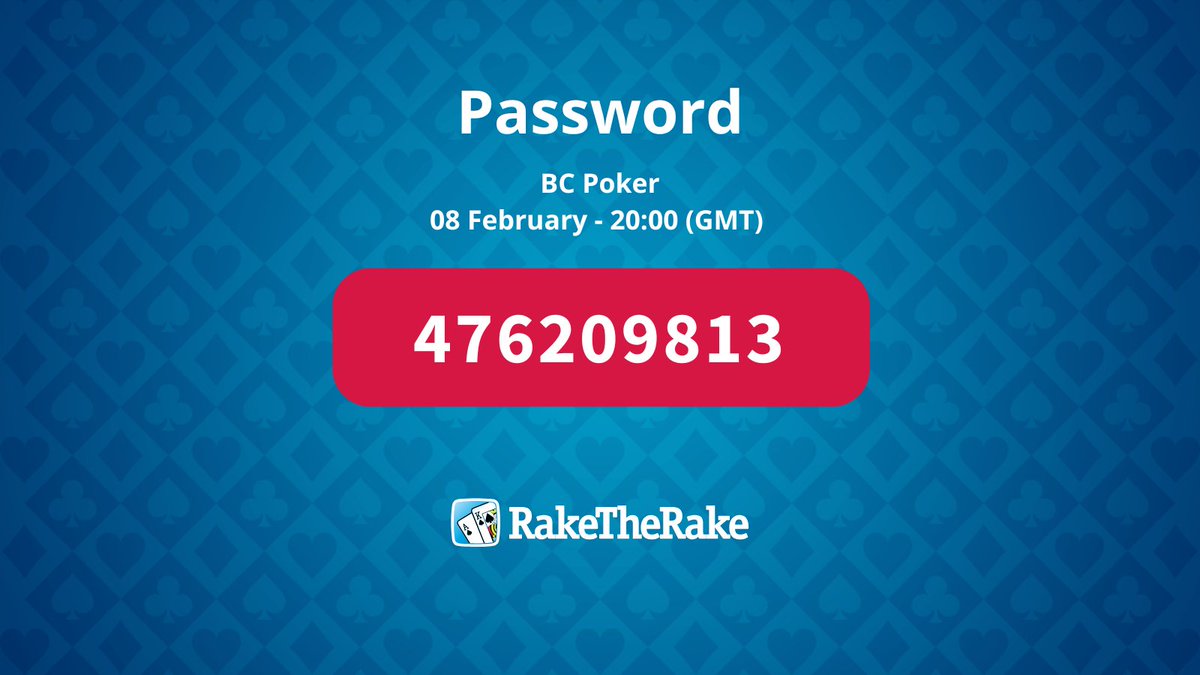 RakeTheRake ♥♠♦♣ tweet media