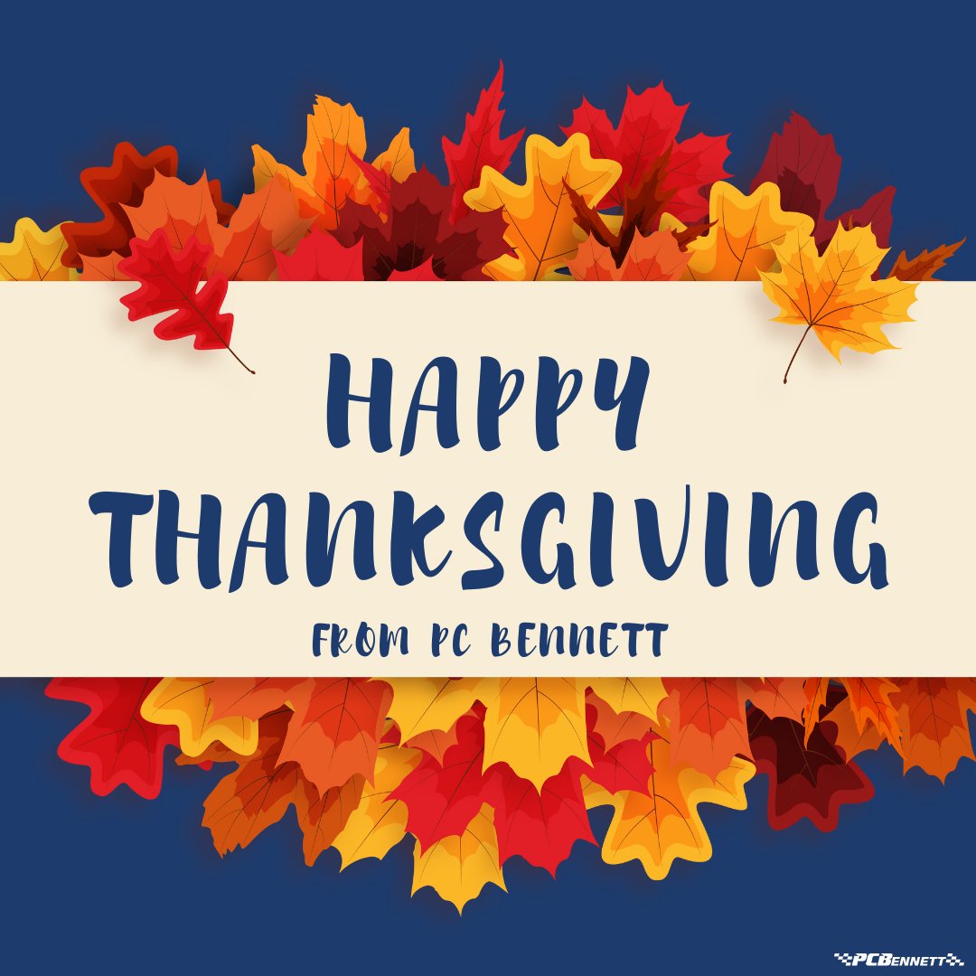 🍁 Happy Thanksgiving from PC Bennett!
We’re grateful for our incredible customers, partners, and team who make everything we do possible.
Wishing you a holiday filled with good food, great company, and well-deserved rest. 🧡🦃