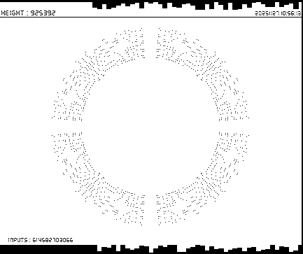 r_topisto's tweet image. #computerart #creativecoding #generativeart :
#bitcoin #blockchain 
LAST Block, Height : 925392
[ See more on topisto.net ]