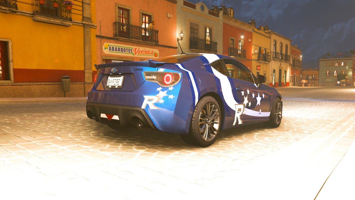starflare_999's tweet image. Subaru BRZ 「Blue Racing」

ニオブのセリカに対抗するかのように登場した謎の青いBRZ
ストリートレースやらラリーで活躍するためのチューニングが施されている

...実はこの車が真価を発揮するのは「夜」のレースだったりする

#Forzahorizon5 #元素擬人化 #ElementaleSports