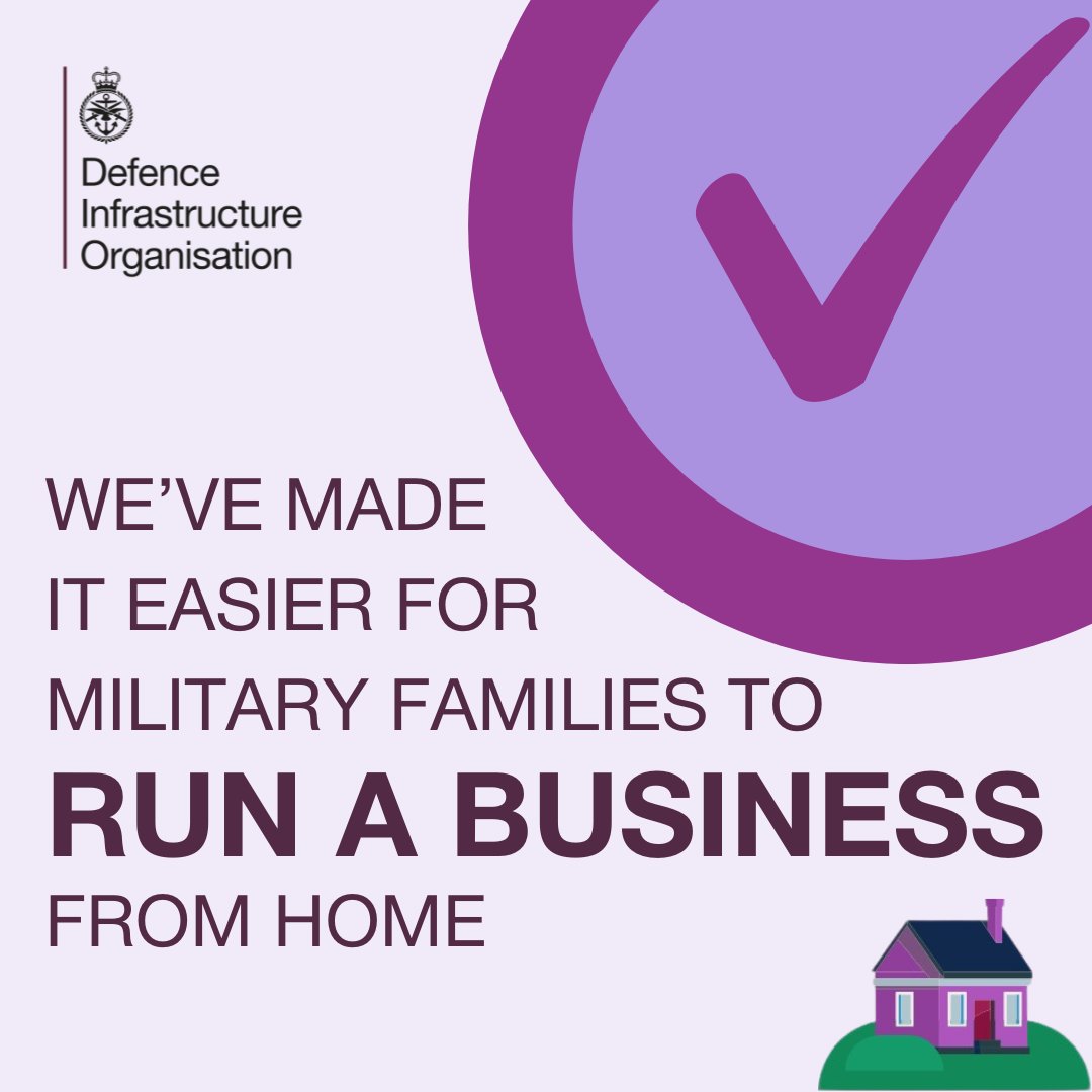 mod_dio's tweet image. Our Consumer Charter has made it easier for service families to run businesses from their homes. We’ve cut red tape and standardised processes, helping military spouses to work on their own terms, from home. #SmallBusinessSaturday