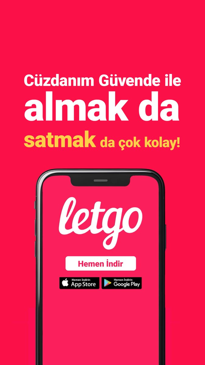 letgo's tweet image. CüzdanımGüvende ile kazancın da, keyfin de letgo’da. ✨
letgo’yuindir, alırken de, satarken de kazanmaya başla! 🫰🏻