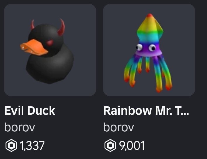 briwin_ss's tweet image. To anyone who’s buying any of Robloxs Black Friday items pls double check on what your buying
#Roblox #robloxugc #robloxdev