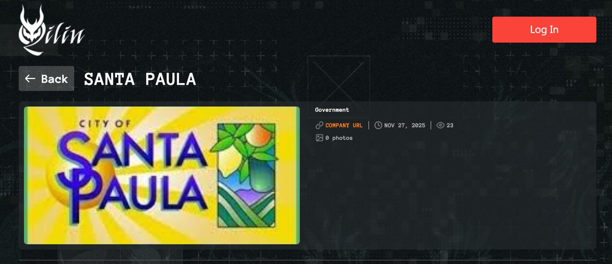 _venarixES_'s tweet image. El grupo #Qilin #ransomware habría #hackeado a City of Santa Paula (@santapaulacity), un ente gubernamental local en #California, #USA 🇺🇸...
@SP_Police 
Monitorea este incidente en #VenariX ➡️ venarix.com
#CyberAttack #santapaulacity #infosec #CyberSec #ciberataque…