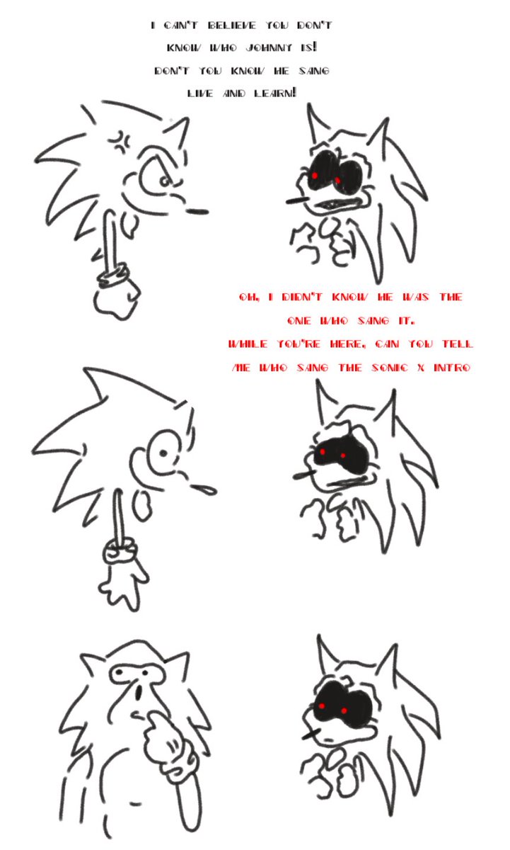 I don’t get why some people are dog piling on them for asking. Knowing who is Johnny Gioeli ain’t surface level sonic knowledge.

Most sonic fans know of live and learn, but if you asked who sang it, most fans won’t be able to answer.

So it’s okay if they don’t know.