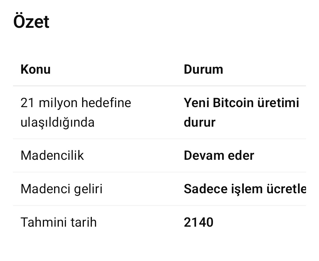 Muci084's tweet image. Yapay zekaya #btc #bitcon Max 21m adet bitcoin ulaşınca ne olacak, diye sordum verilen cevap