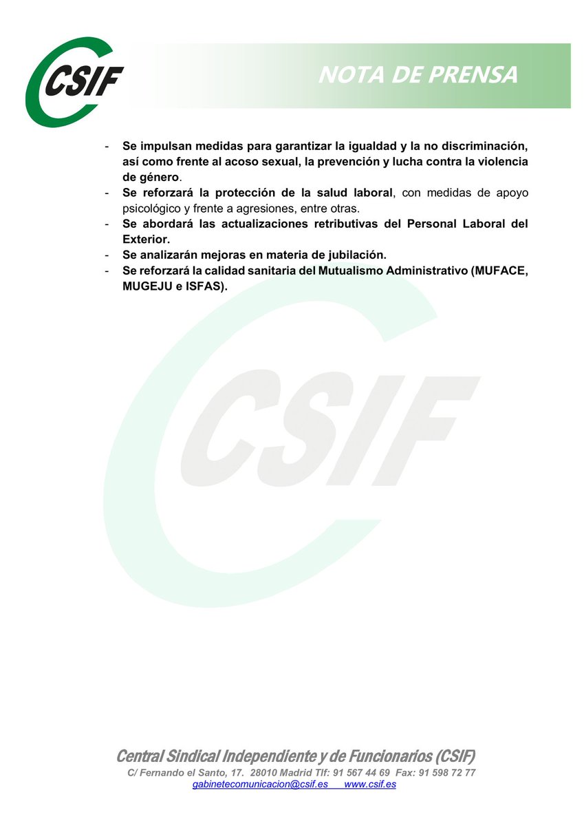 CSIFAEAT's tweet image. 📢CSIF acuerda la subida salarial con efectos retroactivos y un incremento del 11,4 % hasta 2028, junto a mejoras en permisos, Promoción Interna, 35 h, teletrabajo y mutualismo.

#EmpleadosPúblicos #SubidaSalarial #Derechos #Acuerdo #AGE