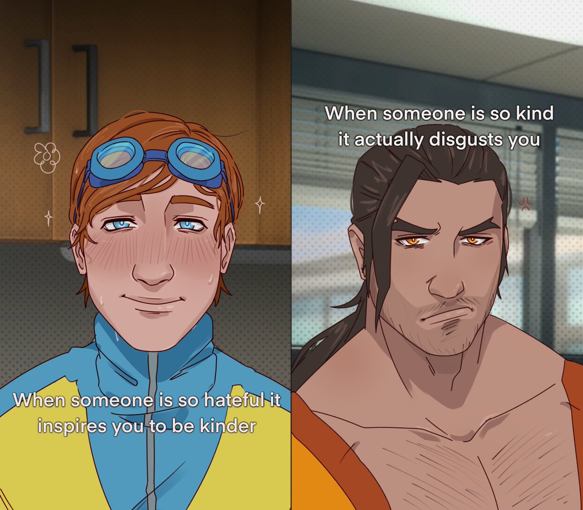 g0zdetalksz's tweet image. i actually love how polar opposite these two are
#dispatch #waterboy #flambae