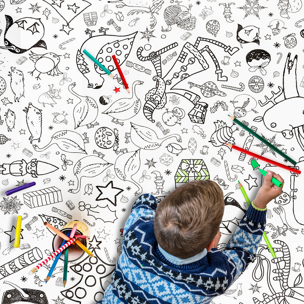 If you are looking for an engaging Christmas gift or activity then consider a giant colour-in-tablecloth from our customer Eggnogg. There are plenty of designs to inspire any budding artists and you can personalise them too!
eggnogg.co.uk/product/giant-…