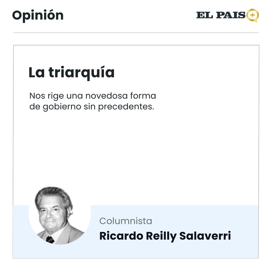 elpaisuyopinion's tweet image. La triarquía.

Por Ricardo Reilly Salaverri.

elpais.uy/30ylqjgz