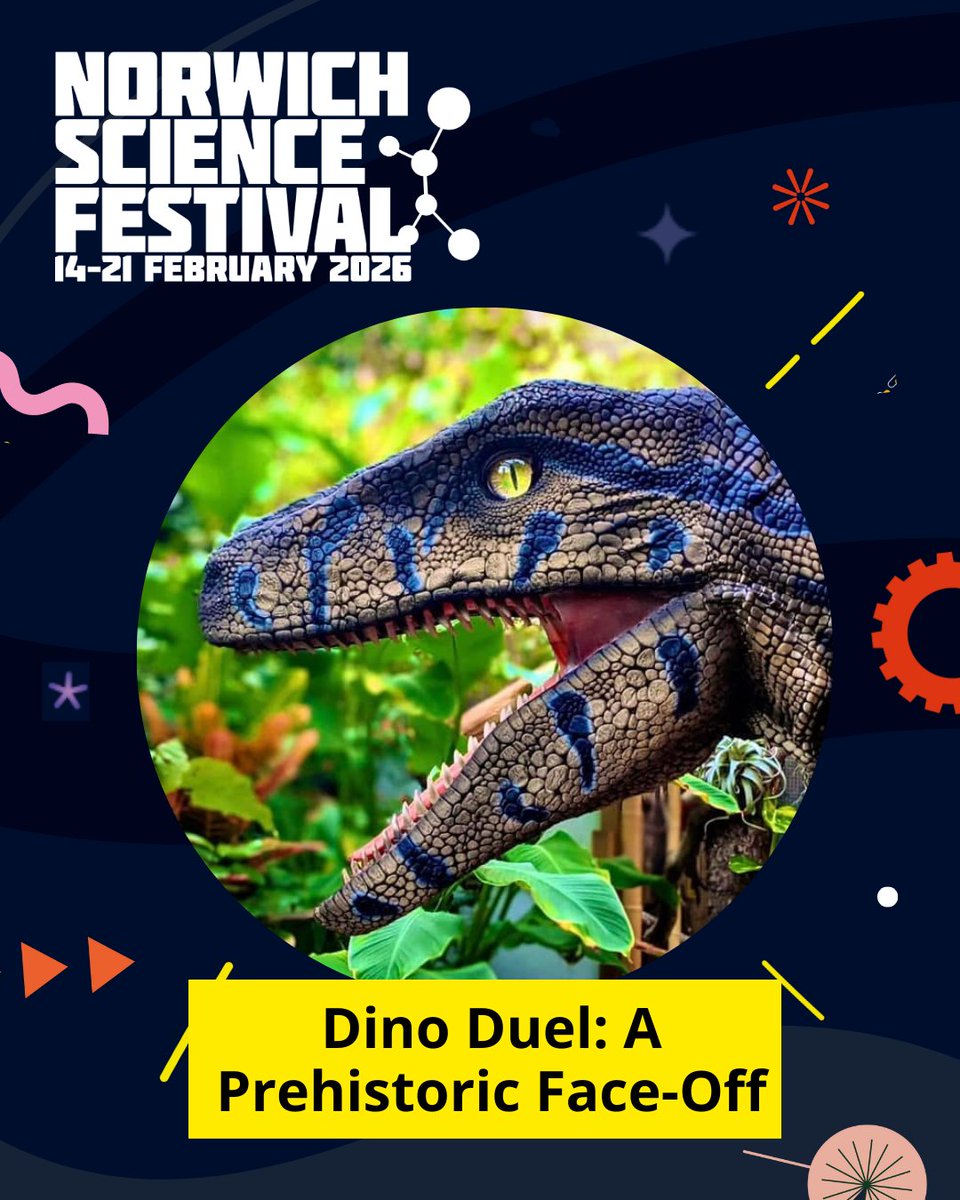 EPICNorwich's tweet photo. 📣 JUST ANNOUNCED: @NorwichSciFest are hosting two very different but very exciting shows at Epic next year

'Do Try This At Home!' With Dr Nikhil Mistry on Feb 15th 🎫 https://t.co/wSe0omoSX1

'Dino Duel - A Prehistoric Face Off' on Feb 19th 🎫 https://t.co/Jg1yzC9hJu https://t.co/Sq1vJycWnA