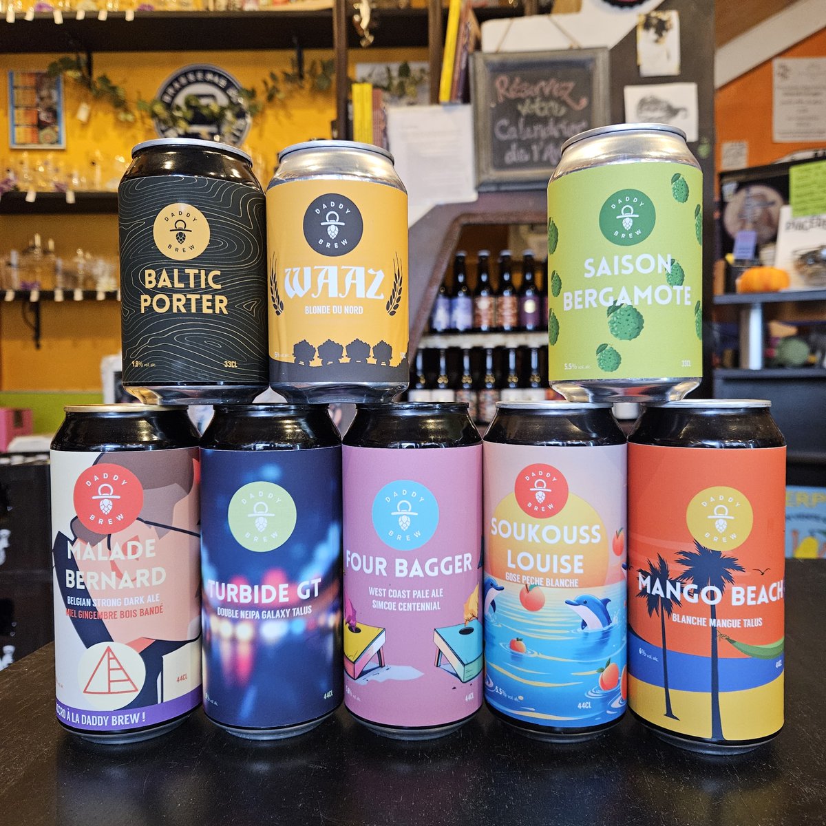 Sitôt livrées, sitôt sur les rayons ! 🍻
Voici du Daddy brew !! 🥳