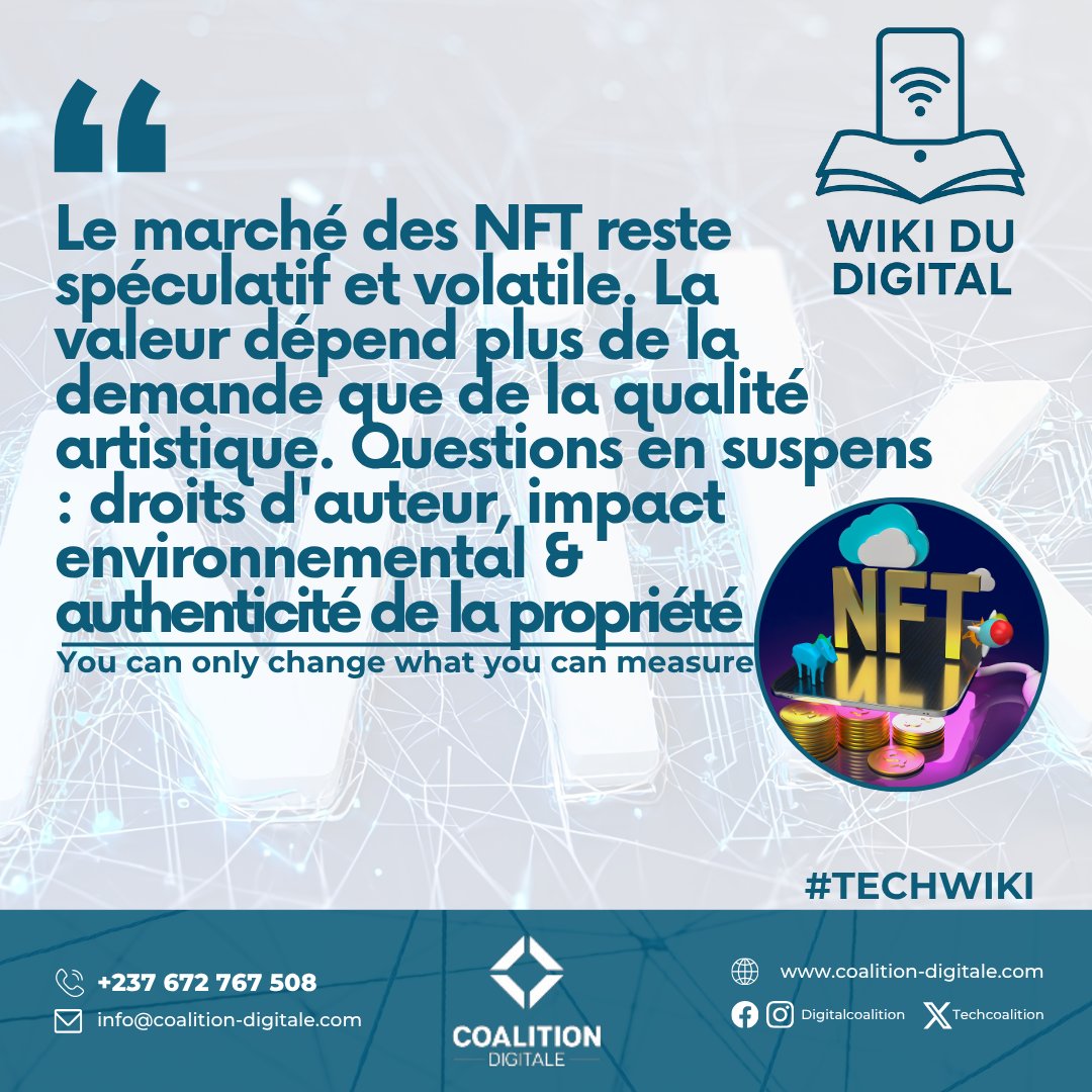 TechCoalition's tweet image. 🔍 #FactVsFiction

Mythe ou Réalité : NFTs : avenir de l&apos;art ou bulle spéculative ? 🎨 
Partage ton avis et teste tes connaissances avec notre #WikiDuDigital ! 👇

 #NFT #ArtNumerique #Blockchain #Web3 #CryptoArt #DigitalCoalition #CoalitionDigitale