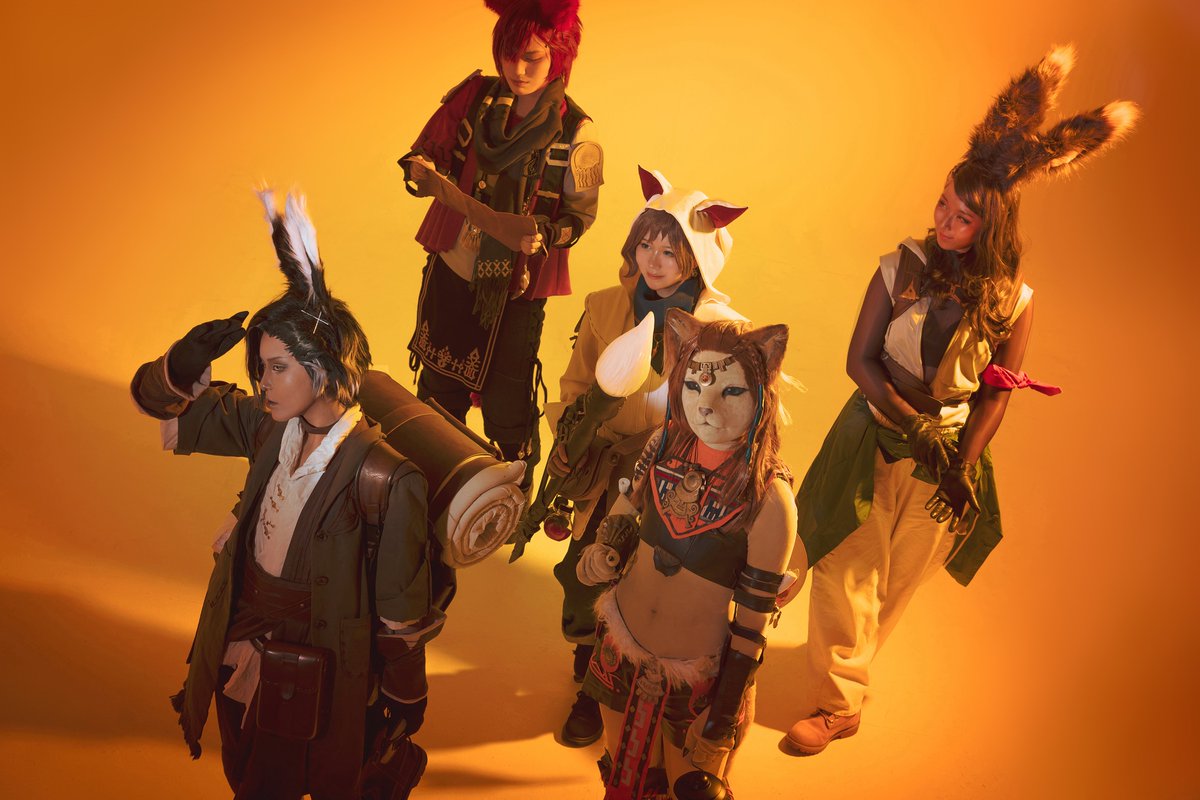 [ COS / コスプレ ]
FINAL FANTASY XIV 「 DAWNTRAIL 」

파판14 황금의 유산  (2)

Wuk Lamat <a href="/gratiacos/">엘리 🖤🩸</a>
Erenville <a href="/madog_09/">dog✨️도기🐕</a>
Cahciua <a href="/rahh_arah/">까까금지령 중인 아라님</a>
G'raha Tia <a href="/__3241315__/">기태🪼ギテ</a>
Krile <a href="/TOUKEN_SHA/">VASHA</a>

📷 <a href="/prism_Ssun/">🍎SSUN🍯썬🌈</a>

#ffxivcosplay #ff14cosplay #ffxiv #ff14