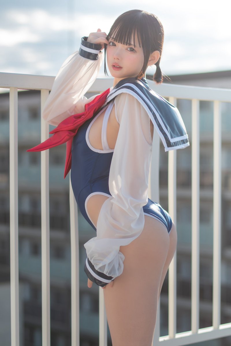 セーラー×競泳水着