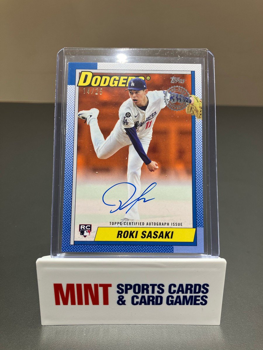 開封結果】 2025 TOPPS BASEBALL UPDATE SERIESより佐々木朗希投手の 