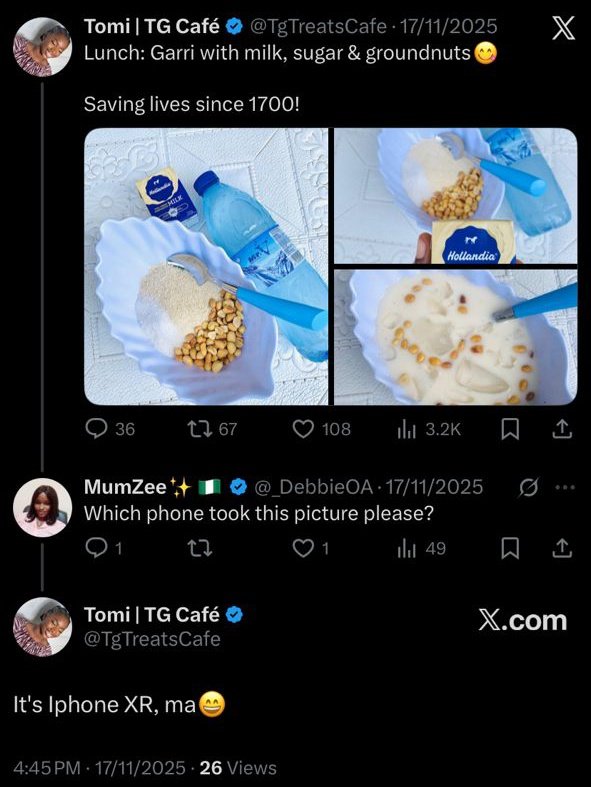 This is just an example of what I'm talking about!

I made the post in Frame 1, but somehow the tweet got to Mummy Zee and she followed me back (I didn’t even tag her).

A few days later, she commented on my post (see Frame 2).

Create value!!!