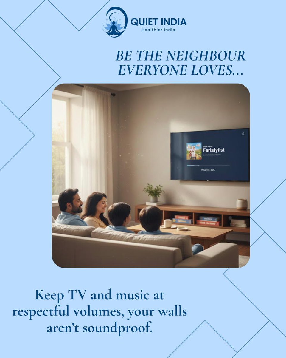 QuietIndia_'s tweet photo. Noise pollution may feel invisible, but its impact is loud. 📢
Start small. Be the reason your street, your home, and your city gets quieter.
Join the #ShaantBharat movement today.
🔗 https://t.co/U3cBSwJ39x
#QuietIndia #MuteTheNoise #RightToSilence #NoisePollutionAwareness https://t.co/yHWgBkBV4N