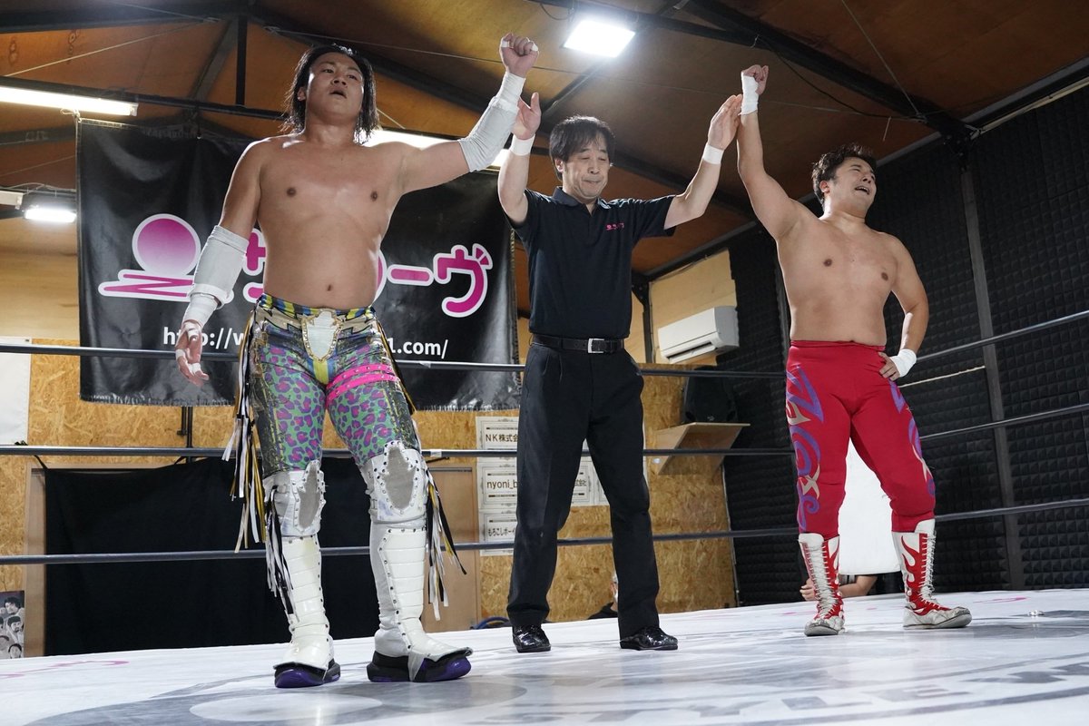 始まりました！！
第1試合の私と木下くんはニコプロ会員でなくても無料で視聴出来ます！
#osw_bsk #nicopro