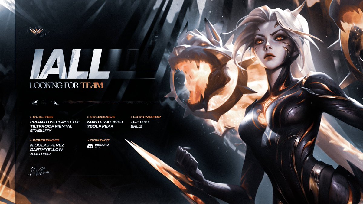 Hi, I'm introducing myself as a new LFT Rookie for 2026.

For more information feel free to contact me.

References : <a href="/DarthYellow_lol/">DarthYellow</a> <a href="/PerezNicolasLol/">Nicolas Perez</a> 
<a href="/JuJutw0/">Jujutw0</a> 

❤️&amp;🔁are really appreciated.