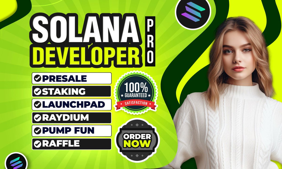 ruposhamin's tweet image. Create presale, staking, dex, launchpad, pump fun on solana, evm, xrpl, ton by Blockchain Developer!
Le&apos;ts transformative journey into the world of cryptocurrencies!
Order now!
Join! go.fiverr.com/visit/?bta=148…

#dex #staking #blockchaindeveloper #pumpfun #presale #launchpad #solana