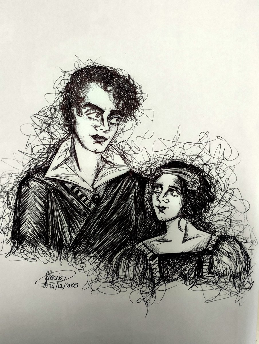 MorphingArtist's tweet image. Ada Lovelace died #otd in 1852, aged 36

Here she is reunited with her father Lord Byron, in my art. Ada lies buried next to Byron, according to her own wishes.

#AdaLovelace