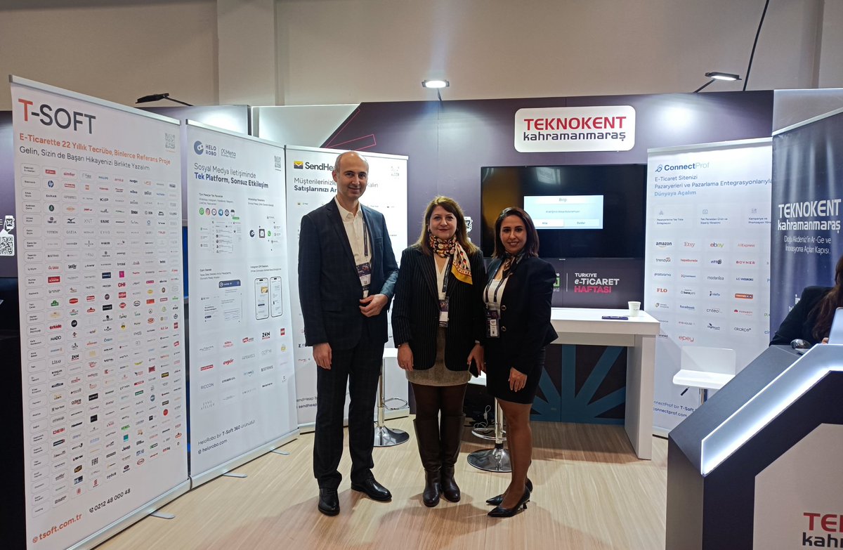 T.C. Ticaret Bakanlığı öncülüğünde, ETİD, TOBB ve Türkiye E-Ticaret Meclisi katkılarıyla İstanbul Lütfi Kongre Merkezi'nde düzenlenen E-Ticaret Haftası’na katılarak teknokentimizin e-ticaret altyapısını, projelerini ve firmalarımızın yenilikçi çözümlerini paylaşma fırsatı bulduk.