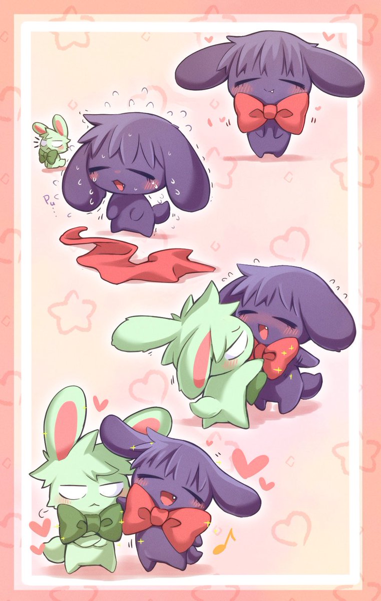 IBunny🖤🎀🐰

🖤🐰「pu…（ほどけちゃった……）」

 #ibannylove