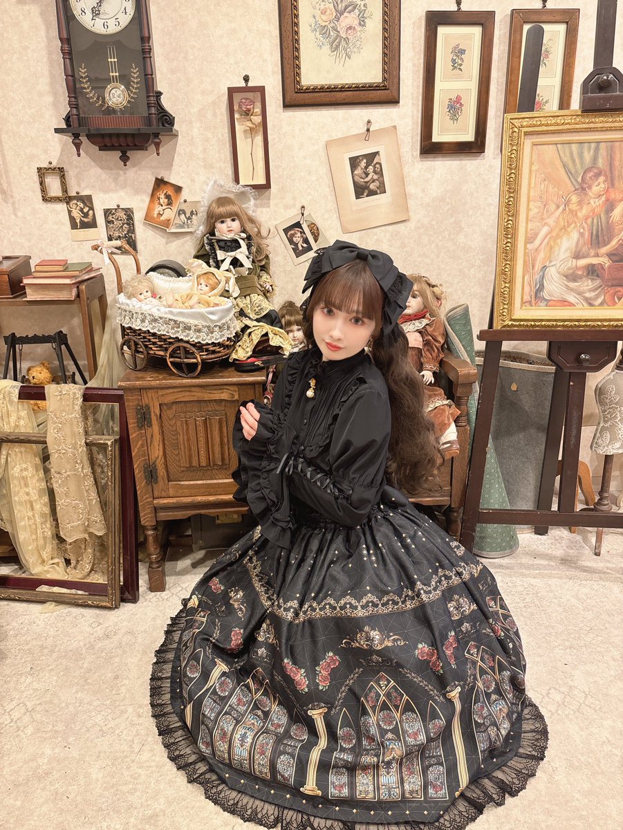 新品 Funny Fairy ヴィトライユ　ジャンパースカート(ブラック) 黒 CATEGORY funnyfairy【ファニーフェアリー】 | chou chou ange