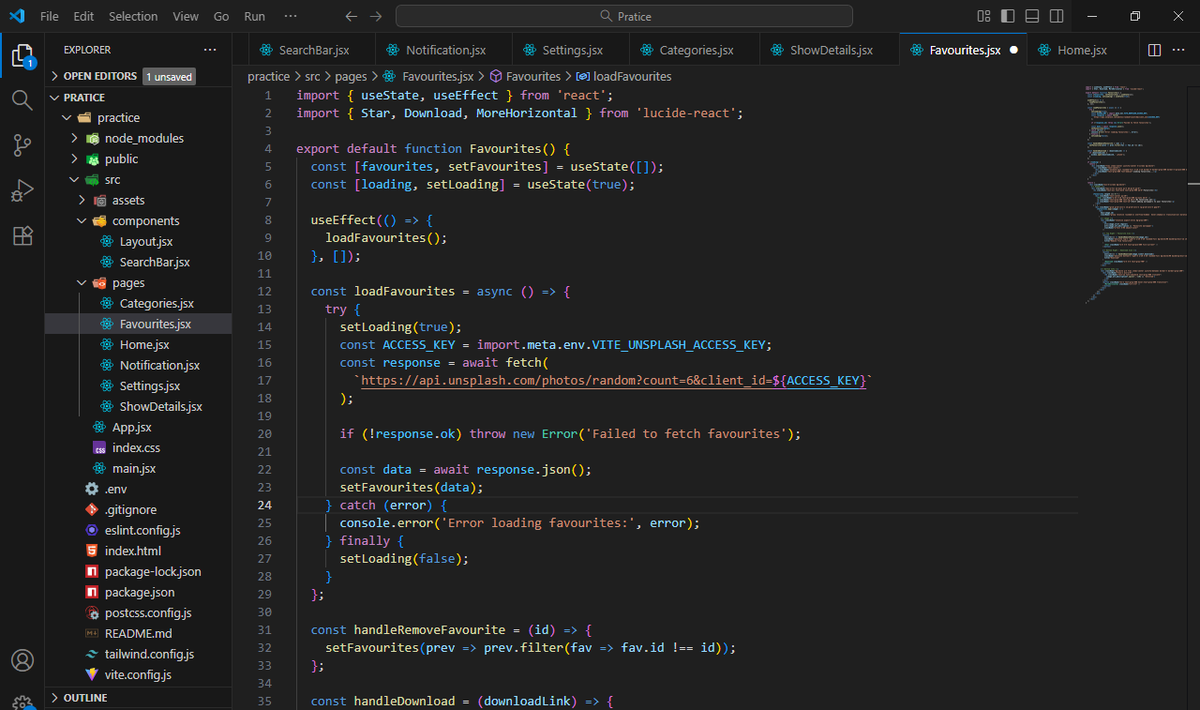 JosephEgbucha's tweet image. Just turned this awesome wallpaper web app design by @nessawithlove into a live build.
I used  unsplash API to fetch the images.
Always fun bringing clean UI to life in code. 
Check it out 👇  
wallverse-coral.vercel.app

#FrontendDev #WebDev #BuildInPublic #UIDesign