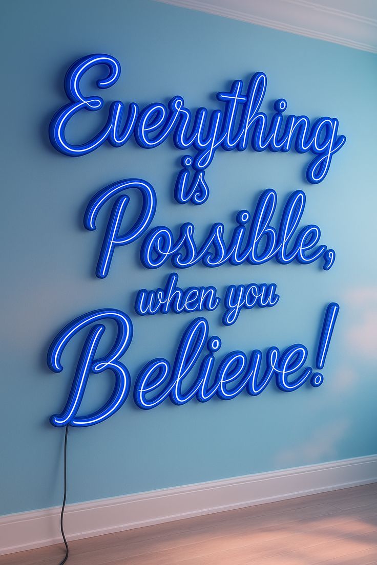 “Everything is possible when you believe.
Yes, every dream you hold… every goal you set… can become a reality.
The only condition is belief.
Believe in your strength, believe in your journey, and believe that you deserve success.
Because the moment you start believing…