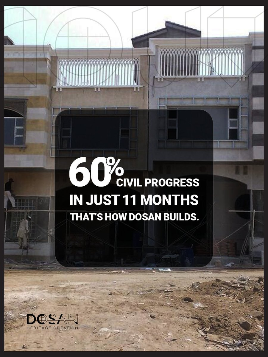 Dosan_us's tweet photo. In just 11 months from the day we started with our client, civil works reached 60% progress 

At Dosan, speed doesn’t mean rushing, it means mastering every stage with control.
We’re redefining what building fast truly means. Contact us and let's work together

#Dosan https://t.co/hmfedg8CbJ