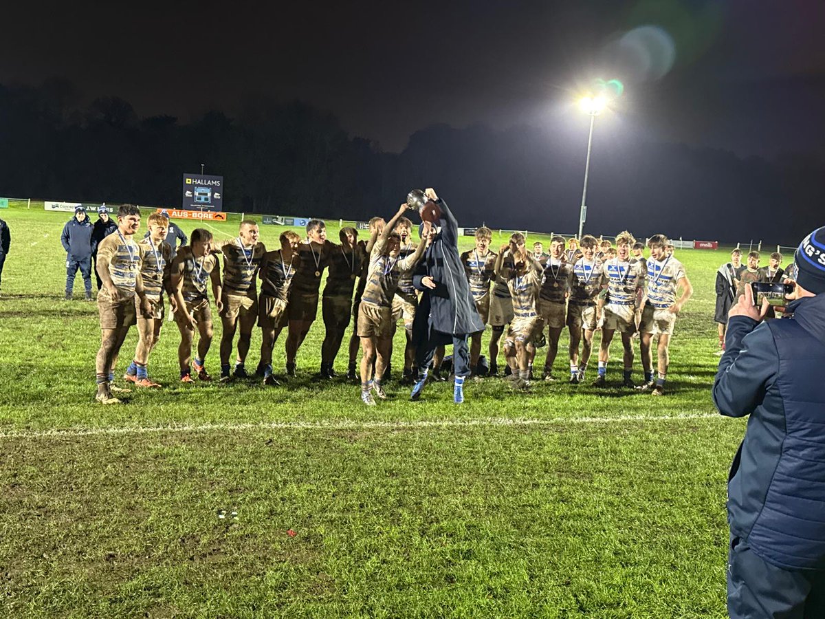 Congratulations <a href="/KingsMacRugby/">𝗞𝗶𝗻𝗴’𝘀 𝗠𝗮𝗰𝗰𝗹𝗲𝘀𝗳𝗶𝗲𝗹𝗱 𝗥𝘂𝗴𝗯𝘆</a> , worthy winners against a strong <a href="/SandbacSchRugby/">SandbachSchoolRugby</a> team in last night's Cheshire Cup Final
