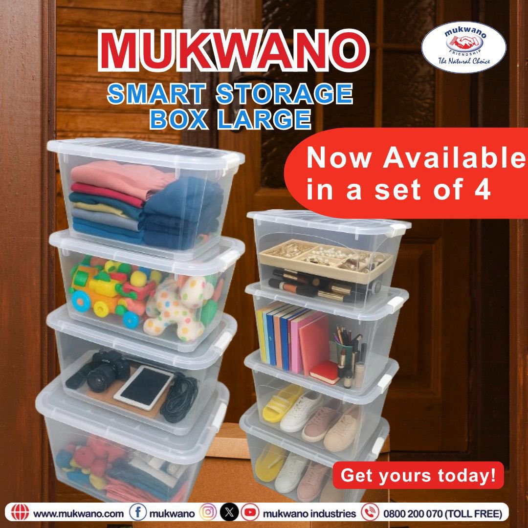 mukwano_ind's tweet image. Keep it Neat and Organized!
The Mukwano Smart Storage Boxes are now available in a set of 4. Perfect for storage😊

Visit our Mart (Plot No 30A, kibira (Mulwana) rd, next to Uganda Baati) | Call: +256393241822

#MukwanoIndustries #SmartStorage #KitchenEssentials #productalert
