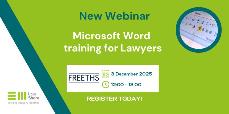 EMLawshare's tweet image. Lawyers: do you format documents in Word? Join Amanda Grattan (Freeths) for practical training on bullets &amp;amp; numbering, track changes, and comparing/combining documents.

Sign up here: bit.ly/3K9X2sS

#EMLawshare #MicrosoftWord #Lawyers