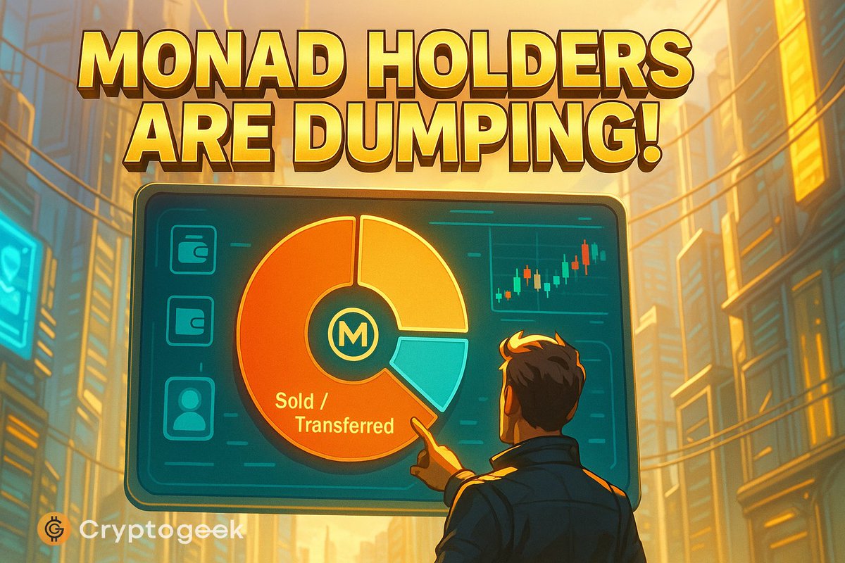 the_Cryptogeek's tweet image. Over half of Monad airdrop wallets already dumped 🤯
52.4% fully sold or moved their $MON, only 35.7% are still diamond-handing. Is this conviction… or just exit liquidity?
Will you fade or farm the next airdrop? 👀
#Monad #MonadAirdrop #MONprice