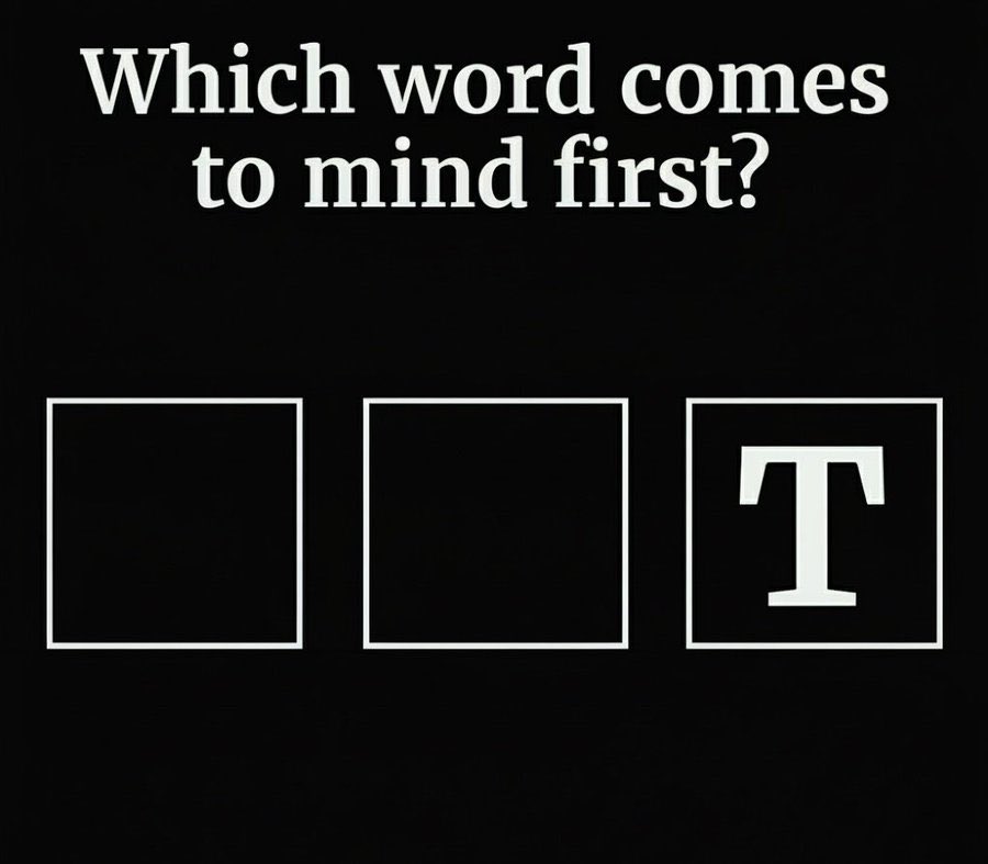 Mind fast test !!!

Make the word ????