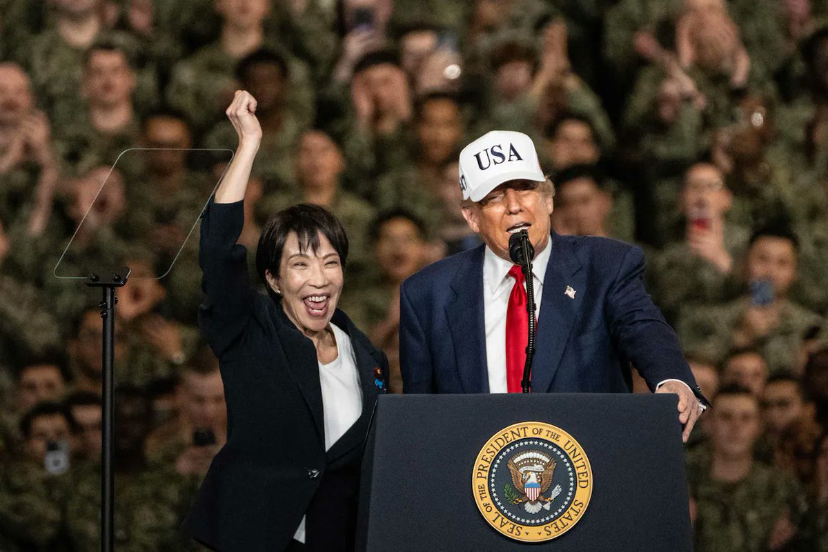 🚨 INVESTING : Trump incoraggia il Primo Ministro giapponese a moderare i toni con la Cina dopo le tensioni su Taiwan