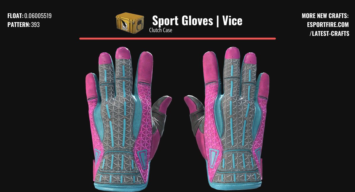 New #1 Float Sport Gloves | Vice got crafted

Float: 0.060055