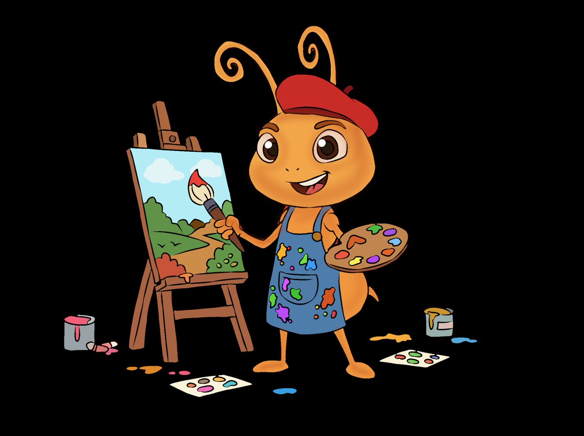 VillainX172324's tweet image. Art mode activated! 
Our Painter Ant is turning ideas into colors and creativity into magic.
Brush strokes, bright vibes, and endless imagination! @gensynai @SamuraiKai1