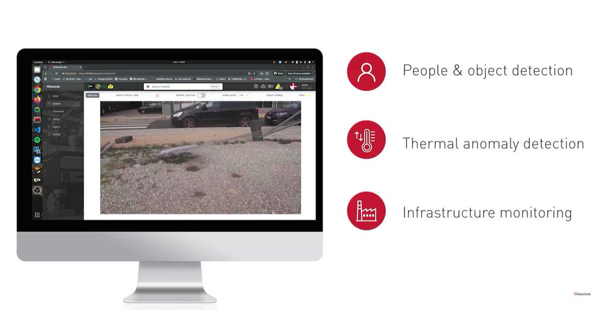 RobotnikRobots's tweet image. PLAY VIDEO: Artificial Intelligence for an inspection robot youtube.com/watch?v=4lJjmQ…