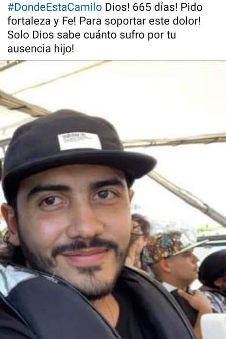 claoyepes's tweet image. #DondeEstaCamilo #AndresCamiloNoAparece Dios 1.229 días sin respuestas! La vida sigue el dolor se queda! Que Dios nos ampare,cuide y proteja siempre! El mundo está al revés, no hay valores ni respeto por la vida, falta Dios en los corazones, ilumina sus mentes y corazones, amén!