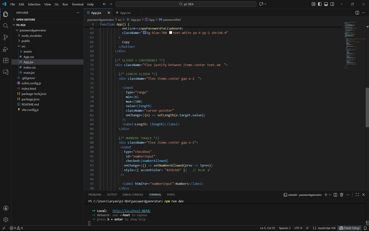aryan127000's tweet image. Day 55 ; 

Made a new project using React.js, in which I learnt about 
-&amp;gt;useEffect
-&amp;gt; useRef 
-&amp;gt;useCallback

     #100DaysOfCode #learninpublic #webdev #reactjs