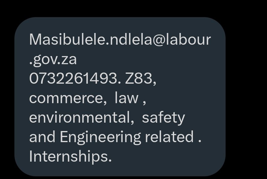 BA_Mongana's tweet image. #JobAlert