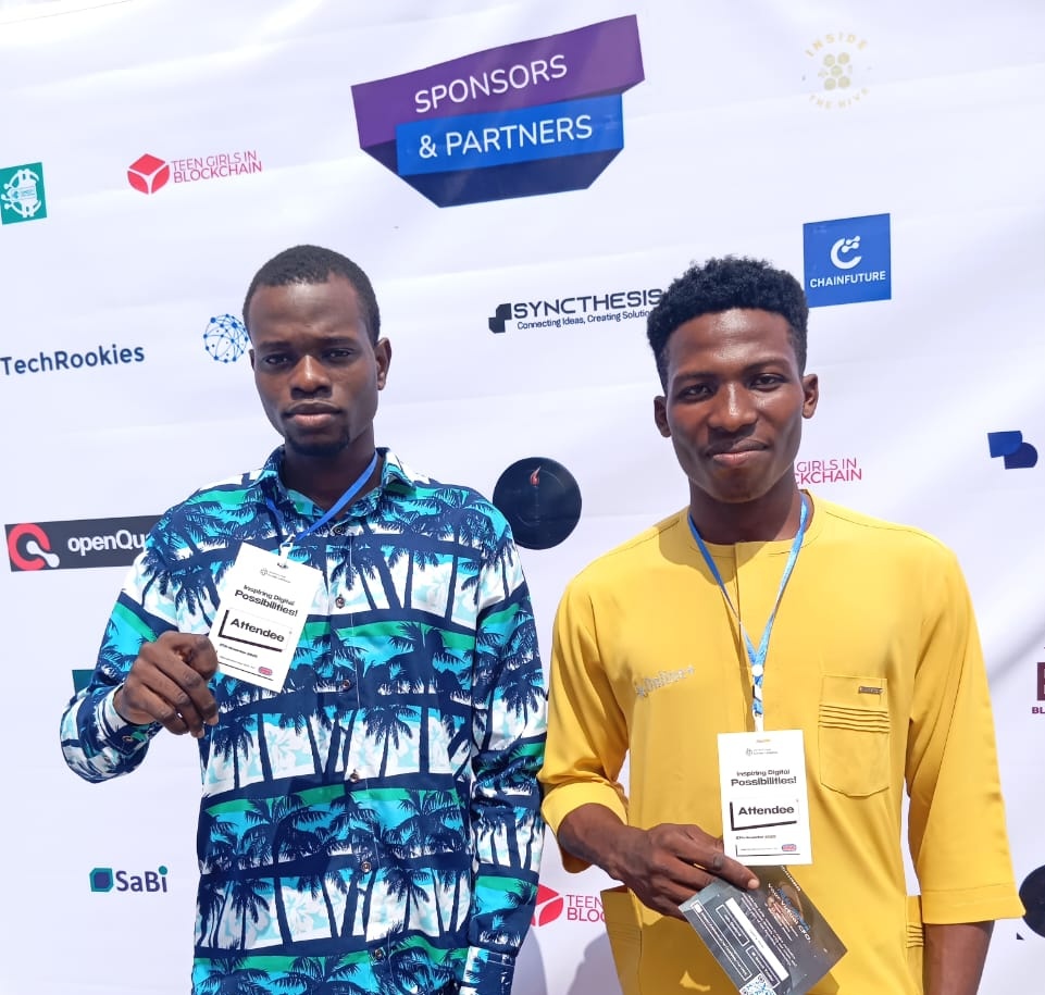 DominionOSC's tweet image. Live at #AWDEC2025 with @abia_web3 and @lambatoken 
#networking #vibing #learning