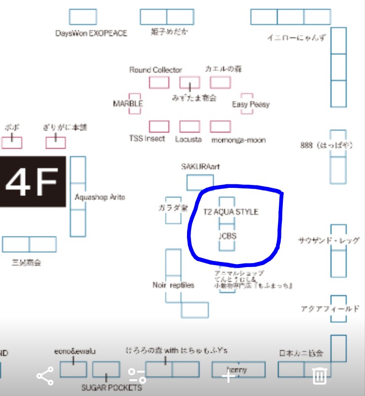 11月30（日）アクアリウムバス
JCBS＆T2 AQUASTYLE ブース決定🎉
4階入口入って中央奥になります😎

ちょっとだけ教えるね
希少な生体が…
さぁ〜1番のりは誰だ❗️