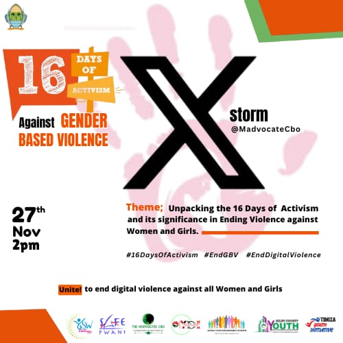 Online abuse is often hidden,but its impact is real.
Together with young people and community partners in Kilifi,we’re raising awareness and calling for safer digital spaces for all
#16DaysOfActivism 
#EndGBV 
#EndDigitalViolence
 <a href="/MadvocateCbo/">The Madvocate CBO</a> 
 <a href="/KilifiCountyGov/">Kilifi County Government #003</a>
