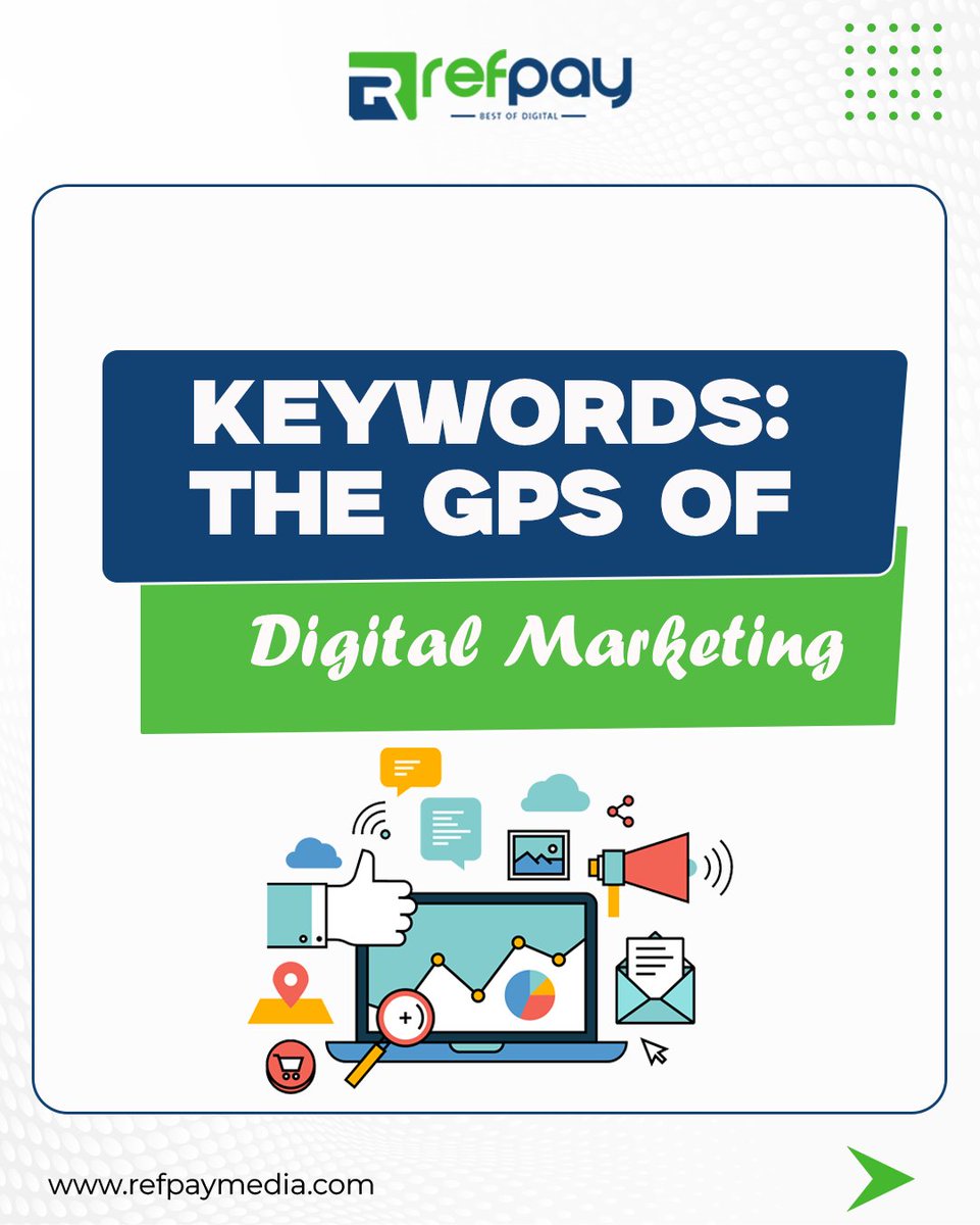 Refpaymedia's tweet image. Keywords are more than SEO terms, they’re the roadmap that guides your audience straight to your content. In today’s digital world, ignoring them means losing visibility, traffic and relevance. Choose smart keywords and you choose success.

#Keywords #DigitalMarketing #SEO