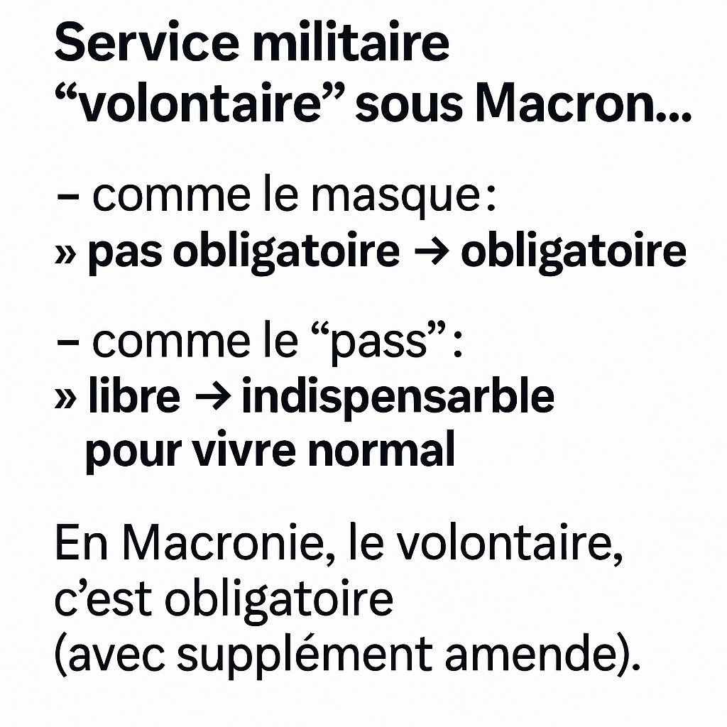 laloietlordre's tweet image. #macron #servicemilitaire alerte info