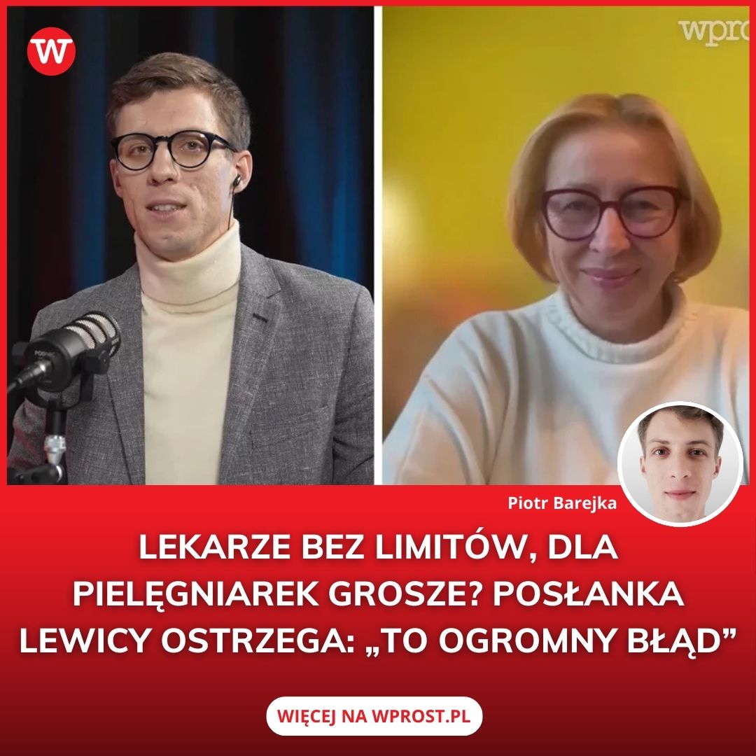 🔴 W podcaście „Rozmowa Wprost” posłanka Lewicy i pielęgniarka <a href="/JoannaWicha/">Joanna Wicha/Lewica</a> komentuje m. in. pomysł, aby wprowadzić limit zarobków dla lekarzy i ograniczyć podwyżki między innymi dla pielęgniarek. – Nie możemy się cofać – apeluje.
🔗 CAŁOŚĆ: wprost.pl/12187117
<a href="/barejka_p/">Piotr Barejka</a>